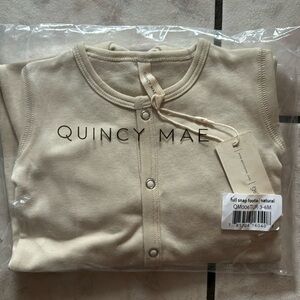 Quincy Mae Full Snap Footie size 3-6M